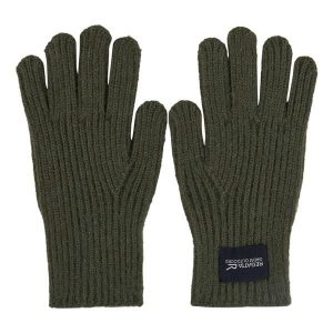 Rękawiczki Unisex Dla Dorosłych Connora. Zielone rękawiczki Regatta, bez wzorów. Za 43,99 zł.