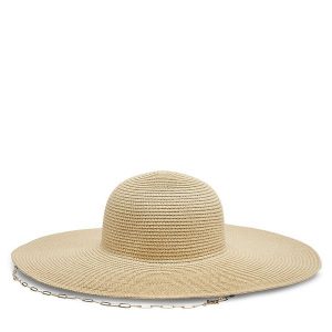Kapelusz Guess. Brązowe kapelusze Guess, z aplikacjami. Za 399,99 zł.