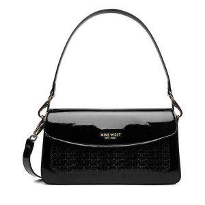 Torebka Nine West. Czarne torebki klasyczne Nine West, bez wzorów, bez dodatków. Za 229,99 zł.
