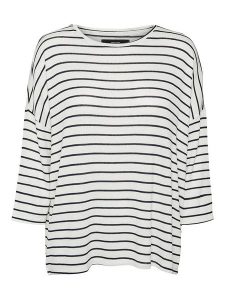 Vero Moda Sweter w kolorze czarno-białym rozmiar: XS. Czarne swetry oversize Vero Moda, xs, bez wzorów, bez ramiączek. Za 35,18 zł.