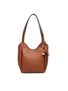 Guess Torebka HWBG97 35030 Brązowy jasny. Brązowe torebki klasyczne Guess, z aplikacjami, ze skóry, bez dodatków. Za 584,99 zł.