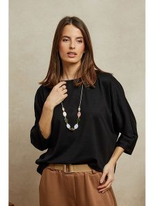 Plume Sweter "Adam" w kolorze czarnym rozmiar: S. Czarne swetry oversize Plume, s, bez wzorów, bez ramiączek. Za 127,35 zł.