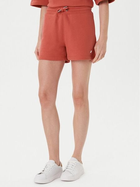 K-Way Szorty sportowe Rika K4147CW Czerwony Regular Fit. Czerwone spodenki sportowe K-Way, m, bez wzorów, z bawełny. Za 299,99 zł.