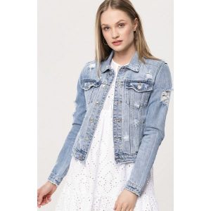 Niebieska Kurtka Classier. Kurtki marki Born2be. Za 139,99 zł.