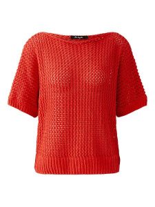 Miss Lagotte Sweter w kolorze czerwonym rozmiar: 34. Czerwone swetry oversize Miss Lagotte, bez wzorów, bez ramiączek. Za 165,99 zł.