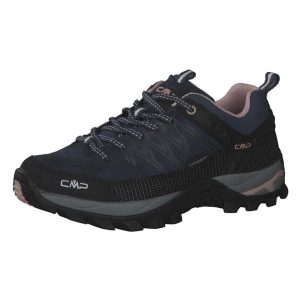 Buty trekkingowe damskie CMP RIGEL LOW. Czarne buty trekkingowe CMP, bez zapięcia. W wyprzedaży za 359,99 zł.