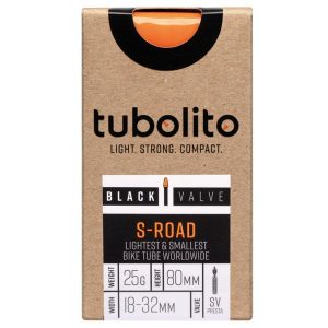 Dętka - S-Tubo-Road-700C-SV80 - Czarny - Tubolito. Czarne kurtki Horsefeathers, s, bez wzorów, bez kaptura. Za 128,35 zł.