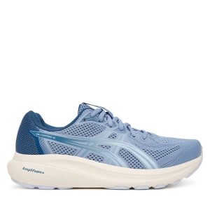 Buty do biegania Asics. Niebieskie buty sportowe ASICS, bez wzorów, bez zapięcia, do biegania. Za 309,99 zł.
