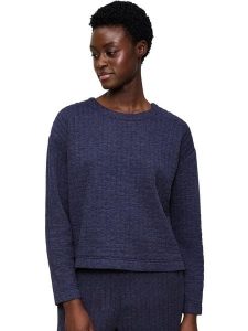 Triumph Bluza w kolorze granatowym rozmiar: 42. Niebieskie bluzy Triumph, bez wzorów, prążkowane, bez kaptura. Za 82,83 zł.