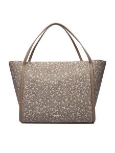 TOUS Torebka Kaos Mini Lines 2002183744 Brązowy. Brązowe shopper bag Tous, bez wzorów, ze skóry, bez dodatków. Za 719,00 zł.