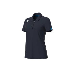 Damska koszulka polo Arena Team Solid. Niebieskie bluzki Arena, bez wzorów, bez kołnierzyka, bez ramiączek. Za 230,50 zł.