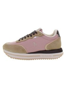 U.S. Polo Assn. Sneakersy w kolorze jasnoróżowo-beżowym rozmiar: 36. Brązowe trampki U.S. Polo Assn., bez wzorów, bez zapięcia. Za 284,95 zł.