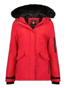 Canadian Peak Parka "Adan" w kolorze czerwonym rozmiar: XXL. Czerwone płaszcze Canadian Peak, xxl, bez wzorów, bez kaptura. Za 232,23 zł.