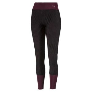 Legginsy damskie Puma Luxe Mesh Tight treningowe sportowe. Czarne legginsy Puma, bez wzorów, z elastanu. Za 100,05 zł.