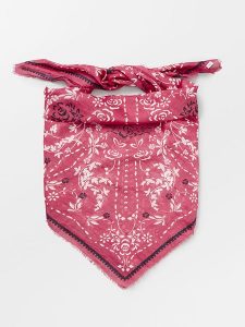 Becksöndergaard Chusta "Nassilia" w kolorze różowym - 130 x 130 cm rozmiar: onesize. Różowe apaszki i chusty Becksöndergaard, bez wzorów, z bawełny. Za 152,26 zł.