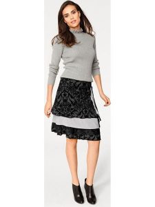 Heine Spódnica w kolorze antracytowym rozmiar: 36. Czarne spódnice Heine, na co dzień, bez wzorów, midi. Za 91,34 zł.