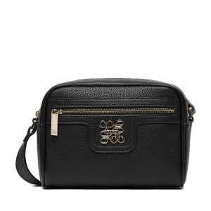 Torebka Nine West. Czarne listonoszki Nine West, bez wzorów, bez dodatków. Za 149,99 zł.