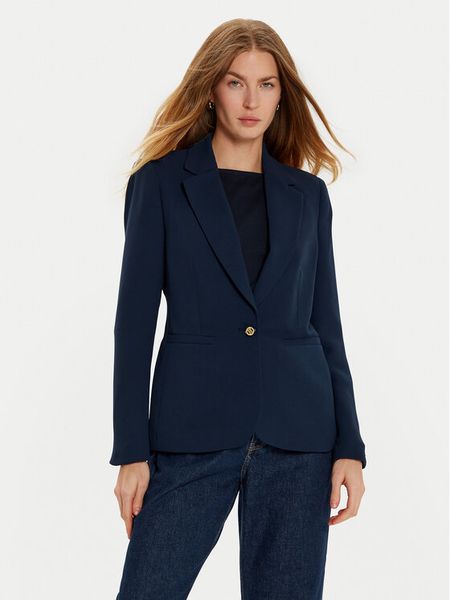 Tommy Hilfiger Marynarka WW0WW44096 Granatowy Slim Fit. Niebieskie marynarki i żakiety TOMMY HILFIGER, bez wzorów, z syntetyku. Za 579,99 zł.