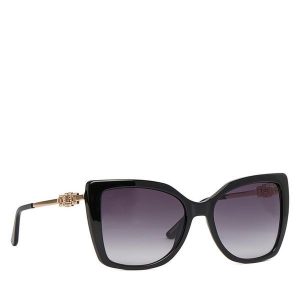 Okulary przeciwsłoneczne Guess. Czarne okulary przeciwsłoneczne Guess. Za 599,99 zł.