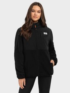 Siroko Bluza polarowa "Vevey" w kolorze czarnym rozmiar: XXL. Czarne bluzy SIROKO, xxl, bez wzorów, z polaru, bez kaptura. Za 127,35 zł.