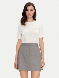 Tommy Hilfiger Sweter WW0WW38724 Écru Regular Fit. Swetry klasyczne TOMMY HILFIGER, m, z bawełny, bez kołnierzyka. Za 229,99 zł.