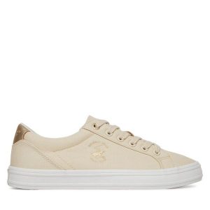Tenisówki Beverly Hills Polo Club. Brązowe trampki Beverly Hills Polo Club, bez wzorów, bez zapięcia. Za 149,99 zł.