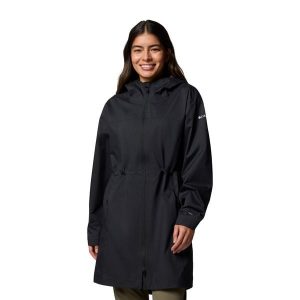 Kurtka softshell damska Columbia Weekend Adventure II Long Shell. Czarne kurtki Columbia, xs, bez wzorów, z softshellu, bez kaptura. Za 589,99 zł.