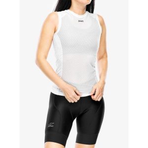 Koszulka szybkoschnąca POC Essential Layer Vest. Białe koszule nocne POC, bez wzorów, bez ramiączek. Za 219,99 zł.