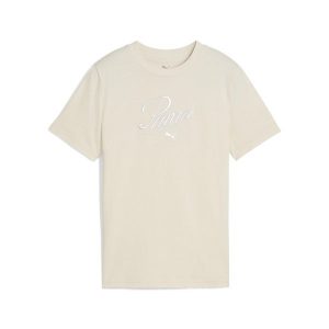 Młodzieżowa koszulka Essentials Script PUMA Alpine Snow White. Biała bluzki Puma, m, bez wzorów, młodzieżowe, bez kołnierzyka, bez ramiączek. Za 66,99 zł.