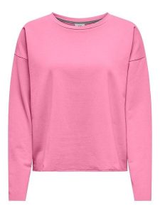 JDY Bluza w kolorze różowym rozmiar: S. Różowe bluzy JDY, s, bez wzorów, z bawełny, bez kaptura. Za 79,03 zł.