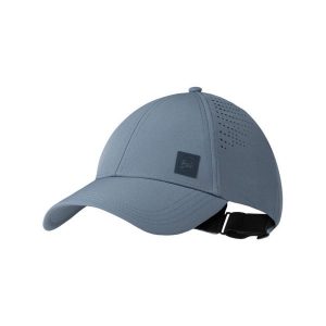 Czapka z daszkiem Buff Summit Solid. Niebieskie czapki Buff, bez wzorów, klasyczne. Za 130,99 zł.