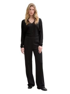 Tom Tailor Koszulka w kolorze czarnym rozmiar: XL. Czarne bluzki Tom Tailor, xl, bez wzorów, z lyocellu, bez kołnierzyka, bez ramiączek. Za 74,63 zł.