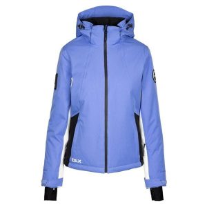 Dlx Dolores - Kobieta Dlx Ski Jkt Baja Blue. Czarne kurtki Trespass, bez wzorów, z puchu, bez kaptura. Za 583,99 zł.