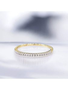 DIAMOND & CO Złoty pierścionek "Alliance Délice" z diamentami rozmiar: 62. Żółte pierścionki Diamond & Co, z diamentem, złote. Za 826,99 zł.