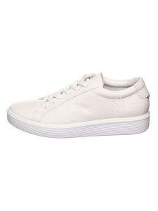 Ecco Sneakersy "SOFT 60" w kolorze białym rozmiar: 37. Białe trampki ecco, bez wzorów, ze skóry, bez zapięcia. Za 321,39 zł.
