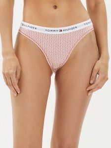 Tommy Hilfiger Figi klasyczne UW0UW03859 Różowy. Czerwone figi TOMMY HILFIGER, bez wzorów, z bawełny. Za 59,99 zł.