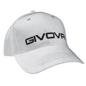 Czapka Givova unisex z daszkiem, haftowane logo, biała. Białe czapki Givova, bez wzorów, z bawełny. Za 127,99 zł.