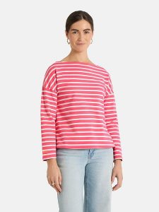 LIEBLINGSSTÜCK Bluza "Stine" w kolorze różowo-białym rozmiar: L. Białe bluzy LIEBLINGSSTÜCK, l, bez wzorów, bez kaptura. Za 175,67 zł.