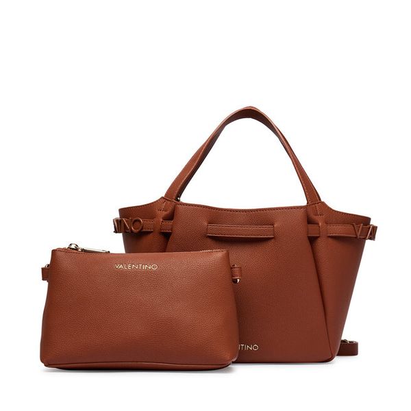 Torebka Valentino. Brązowe torebki klasyczne Valentino, bez wzorów, bez dodatków. Za 649,99 zł.