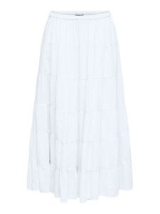 ONLY Spódnica maxi Kelly 15374229 Biały Regular Fit. Białe spódnice ONLY, m, bez wzorów, z bawełny, maxi. Za 169,99 zł.