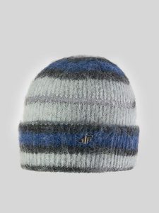 4F Czapka zimowa damska - multikolor Uniwersalny. Czapki 4f, bez wzorów, z dzianiny, biznesowe. Za 59,99 zł.