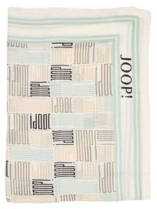 JOOP! Szalik Kobiety Bawełna biały|zielony|brązowy, ONE SIZE. Białe szaliki JOOP!, bez wzorów, z bawełny. Za 229,95 zł.