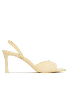 Aldo Sandały Andya 14295882 Żółty. Żółte sandały ALDO, bez wzorów, ze skóry, bez obcasa, na szpilce, bez zapięcia. Za 359,99 zł.