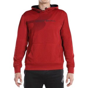 Bullpadel Jaque Sweatshirt. Czerwone kurtki BULLPADEL, bez wzorów, bez kaptura. W wyprzedaży za 227,60 zł.