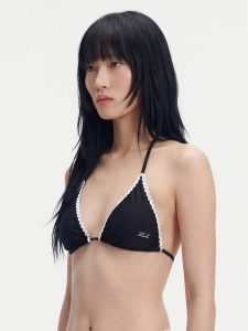 KARL LAGERFELD Góra od bikini B1W46019 Czarny. Czarne bikini KARL LAGERFELD, bez wzorów, z syntetyku. Za 339,99 zł.