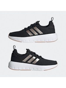 Adidas Sneakersy "Swift Run 23" w kolorze złoto-czarno-białym rozmiar: 39. Białe trampki ADIDAS, bez wzorów, bez zapięcia. Za 290,57 zł.