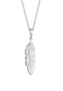 Elli Damska zawieszka z piórami Boho Festival w srebrze próby 925 Sterling Silver Naszyjniki 1 ct Damski. Szare zawieszki Elli, srebrne. Za 203,99 zł.