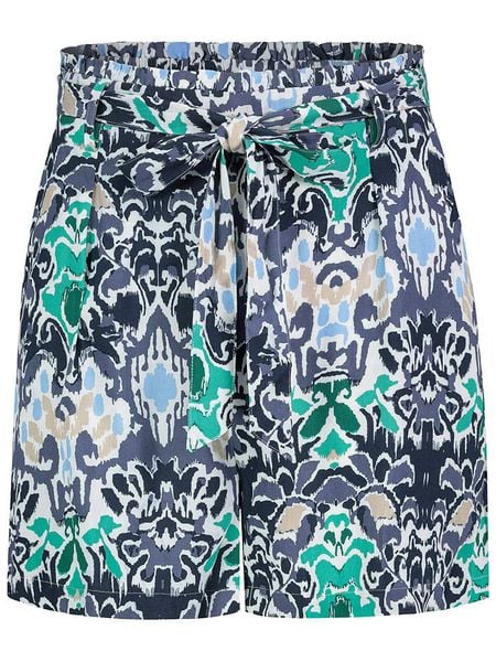 Fresh Made Szorty w kolorze niebiesko-turkusowym rozmiar: M. Niebieskie szorty Fresh Made, bez wzorów, z tkaniny, z podwyższonym stanem. Za 32,75 zł.