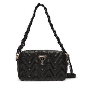 Torebka Guess. Czarne torebki klasyczne Guess, z aplikacjami, bez dodatków. Za 269,99 zł.