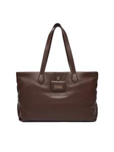 LOVE MOSCHINO Torebka JC4358PP0NKN0313 Brązowy. Brązowe torebki klasyczne LOVE MOSCHINO, bez wzorów, ze skóry, bez dodatków. Za 649,99 zł.